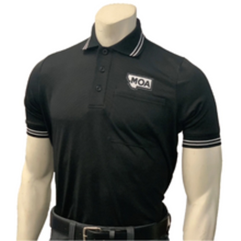 Montana MOA Black Body Flex  Baseball Umpire Shirt 