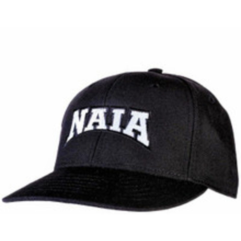 NAIA Black Fitted 8-stitch Baseball Umpire Cap