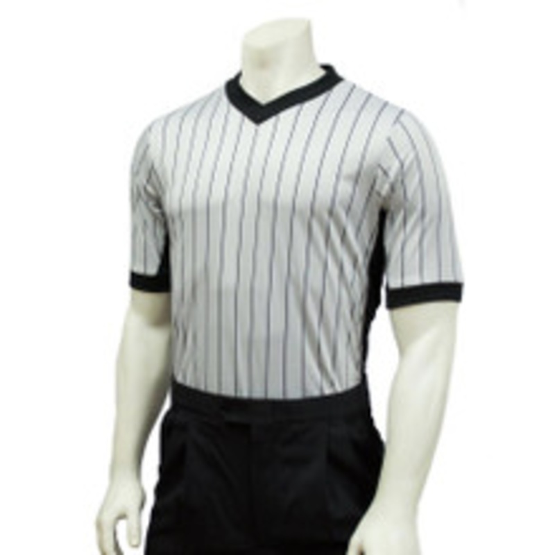 Smitty Official's Apparel Elite Grey Side Panel Referee Shirt