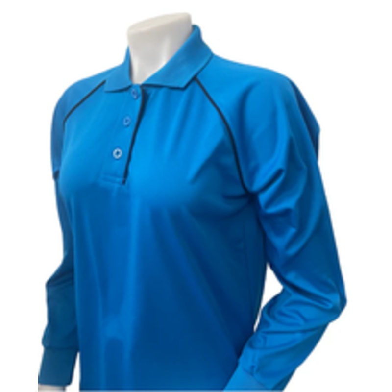 Smitty Women's Bright Blue Long Sleeve Volleyball Referee Shirt