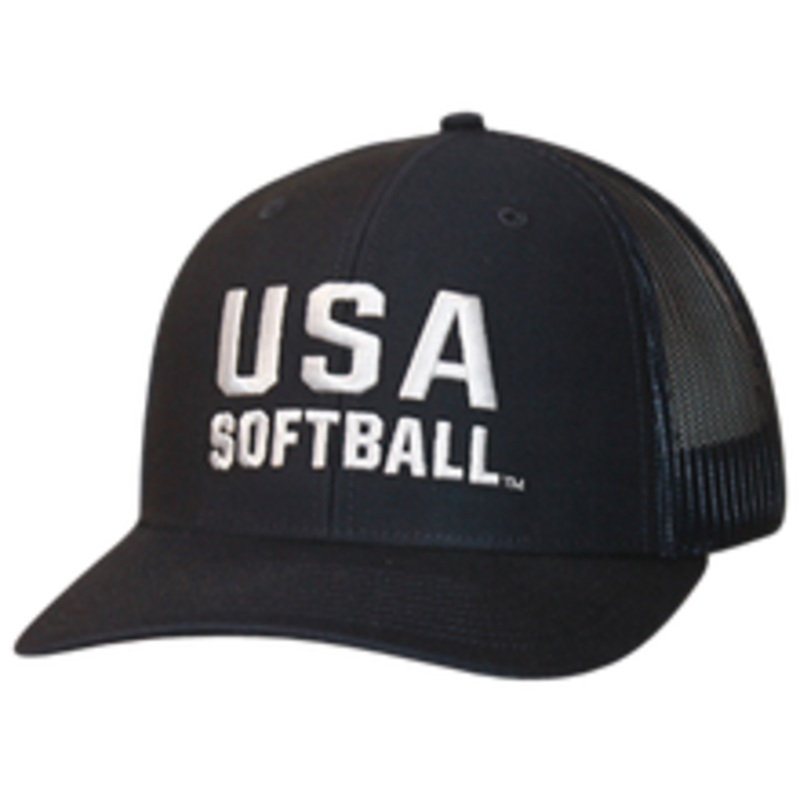 USA Softball Mesh Adjustable 8-Stitch Summer Cap