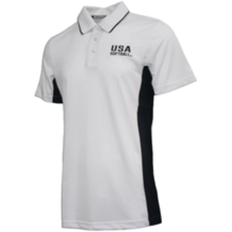 USA Softball White Umpire Shirt