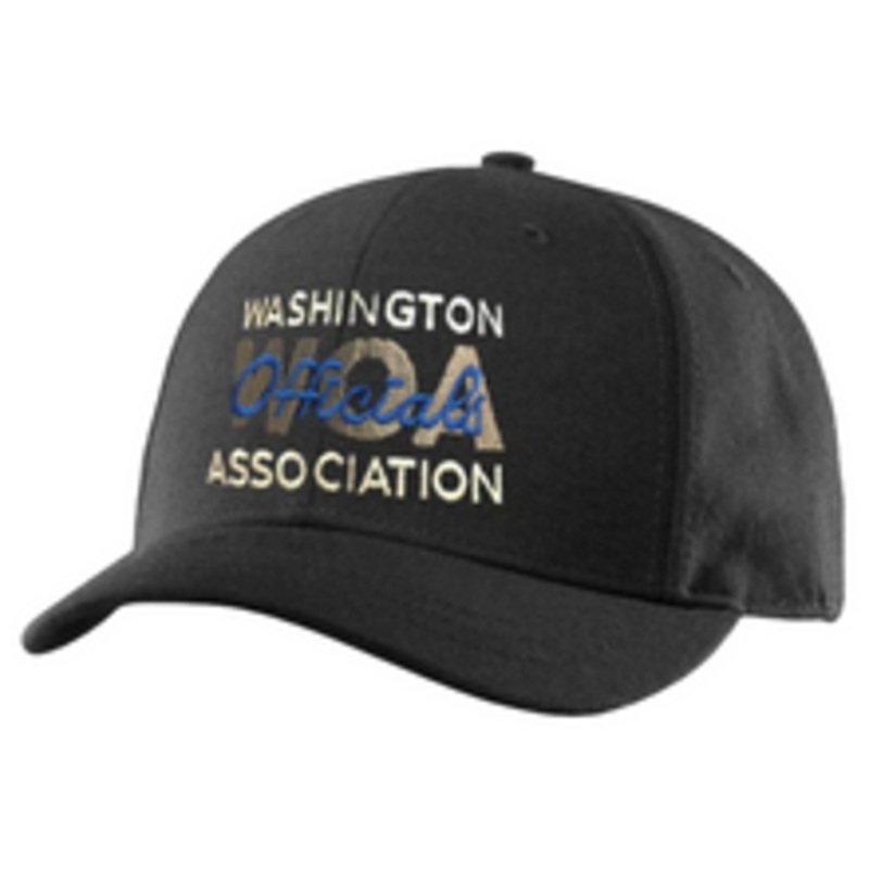 Washington WOA Black Pulse Flex Fit 6-stitch Baseball Combo Umpire Cap