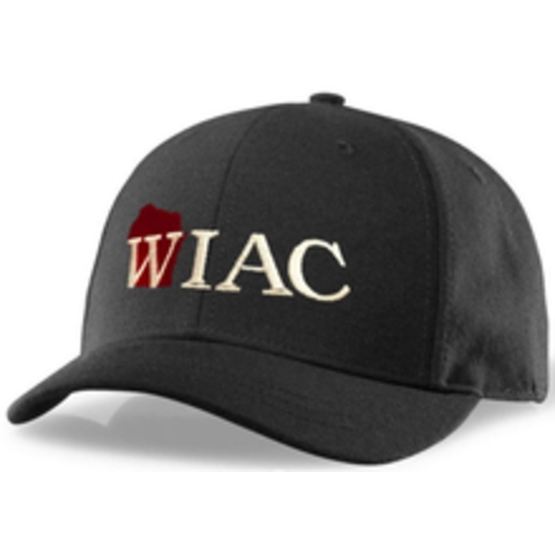 Wisconsin WIAC Black Baseball Umpire Cap