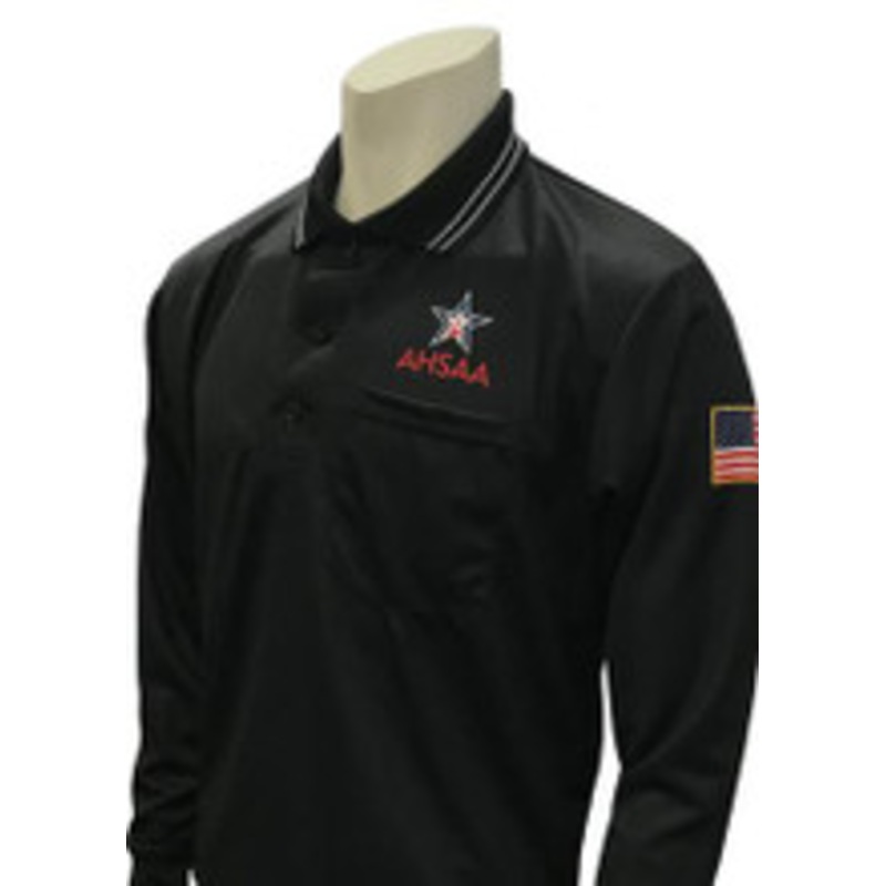 Alabama AHSAA Long Sleeve Black Umpire Shirt