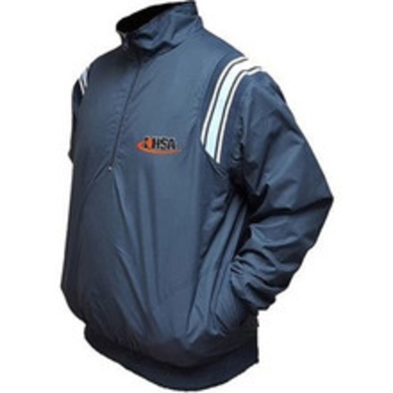 Illinois IHSA Navy with Powder Trim Umpire Pullover
