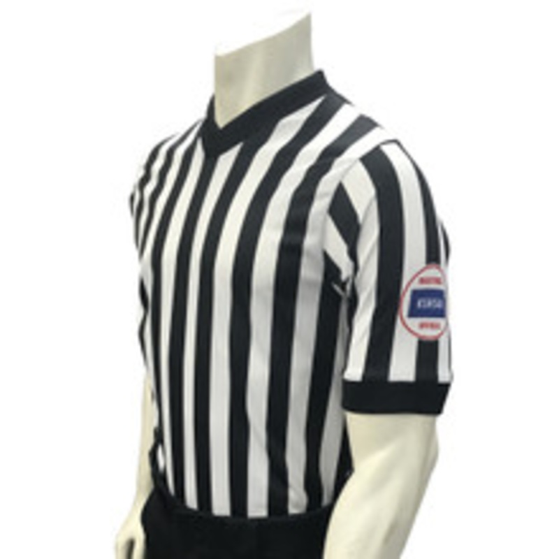 Kansas KSHSAA Body Flex Men's Basketball Referee Shirt*
