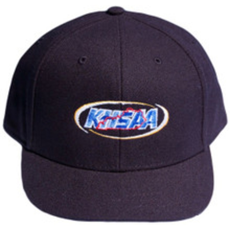 Kentucky KHSAA Black Adjustable 4-stitch Umpire Plate Cap