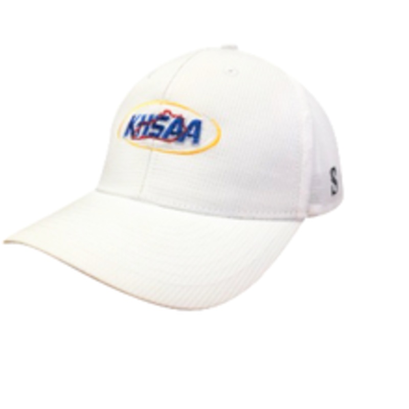 Kentucky KHSAA White Performance Mesh Flex Fit Football Referee Cap
