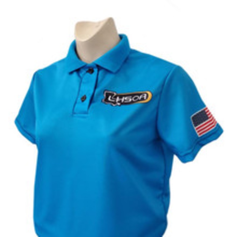 Louisiana LHSOA Bright Blue Women's Volleyball Referee Shirt