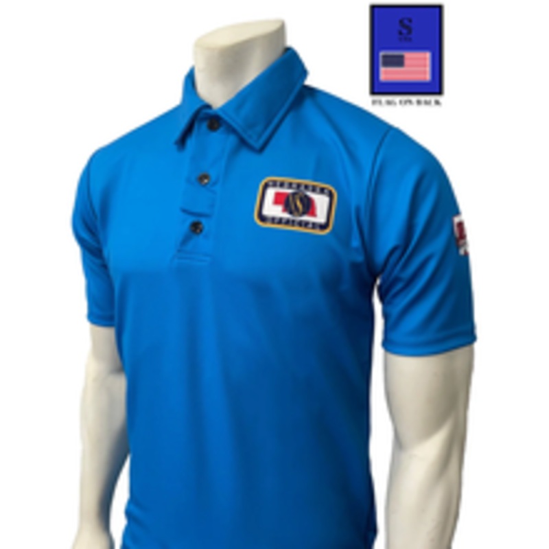 Nebraska NSAA Men's Bright Blue Volleyball Referee Shirt