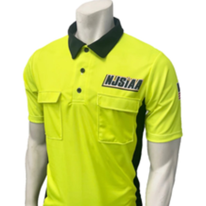 New Jersey NJSIAA Short Sleeve Men's Soccer Referee Shirt