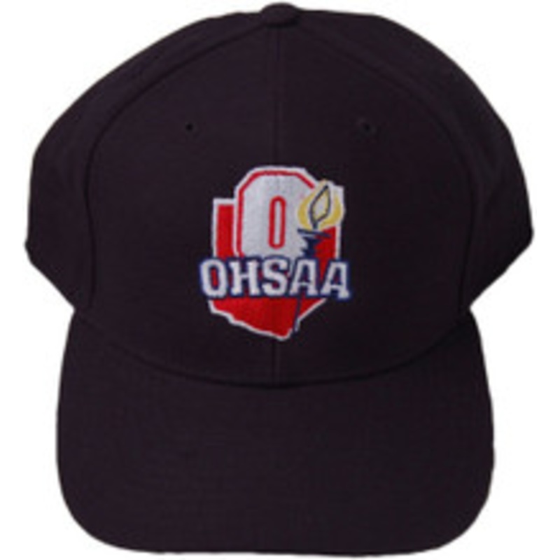 Ohio OHSAA Fitted Navy Wool 8-stitch Umpire Cap