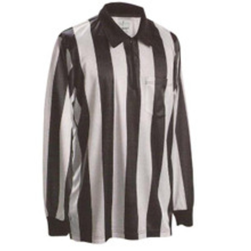 Smitty 2inch Stripe Heavyweight Long Sleeve Football Referee Shirt