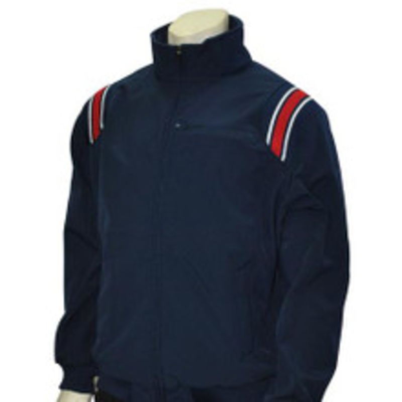 Smitty Officials Apparel Navy Therma Base Umpire Jacket with Red and White Trim