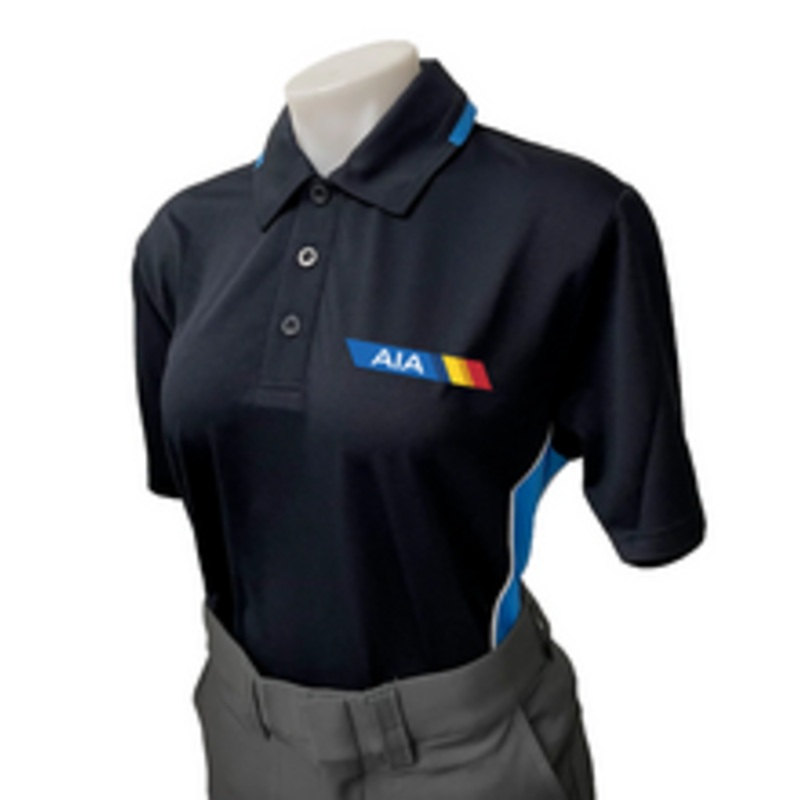 Arizona AIA  Midnight Navy Womens Softball Short Sleeve Umpire Shirt