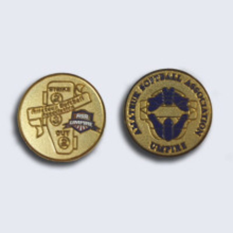 ASA Softball Logo Mask/Indicator Flipping Coin 