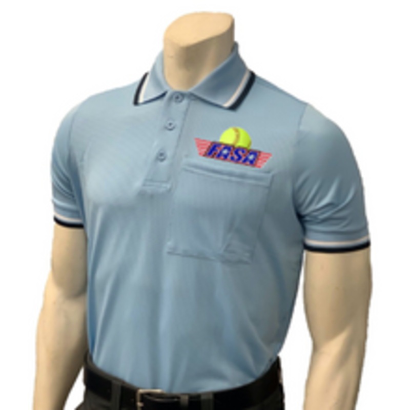 Fastpitch America Softball Association FASA Powder Body Flex Style Umpire Shirt