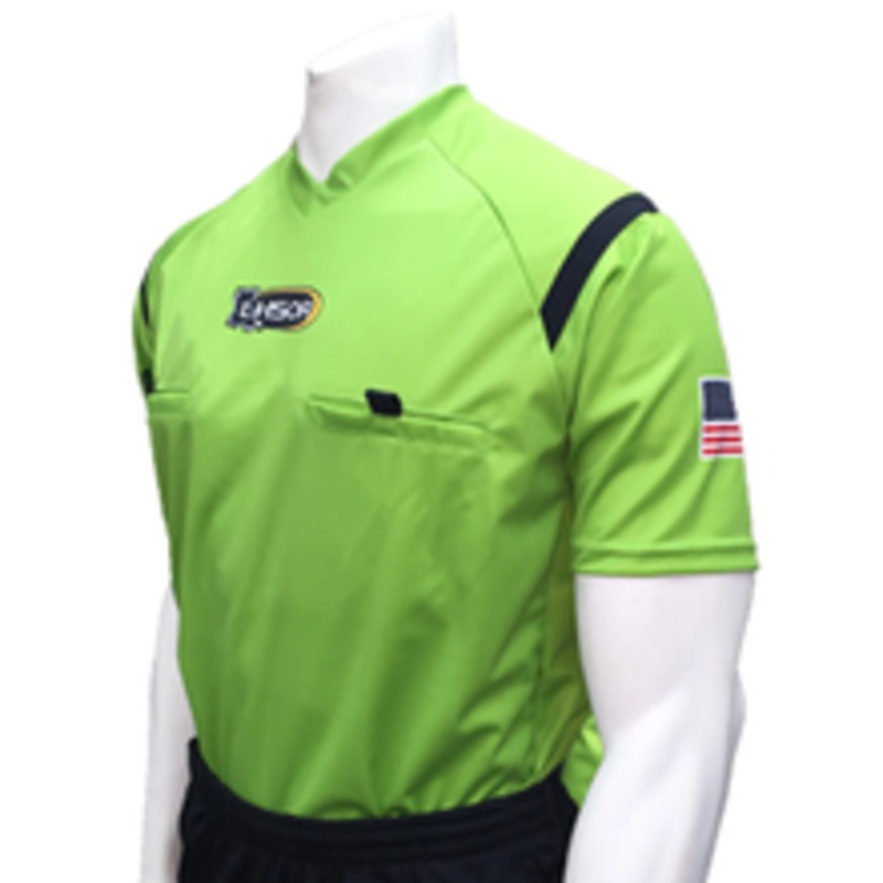 Louisiana LHSOA Green Short Sleeve Soccer Referee Shirt
