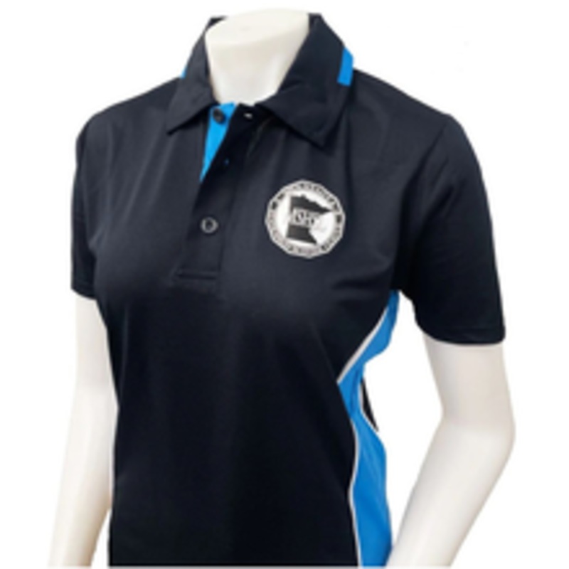 Minnesota MSHSL Women's Midnight Navy Short Sleeve Softball Umpire Shirt