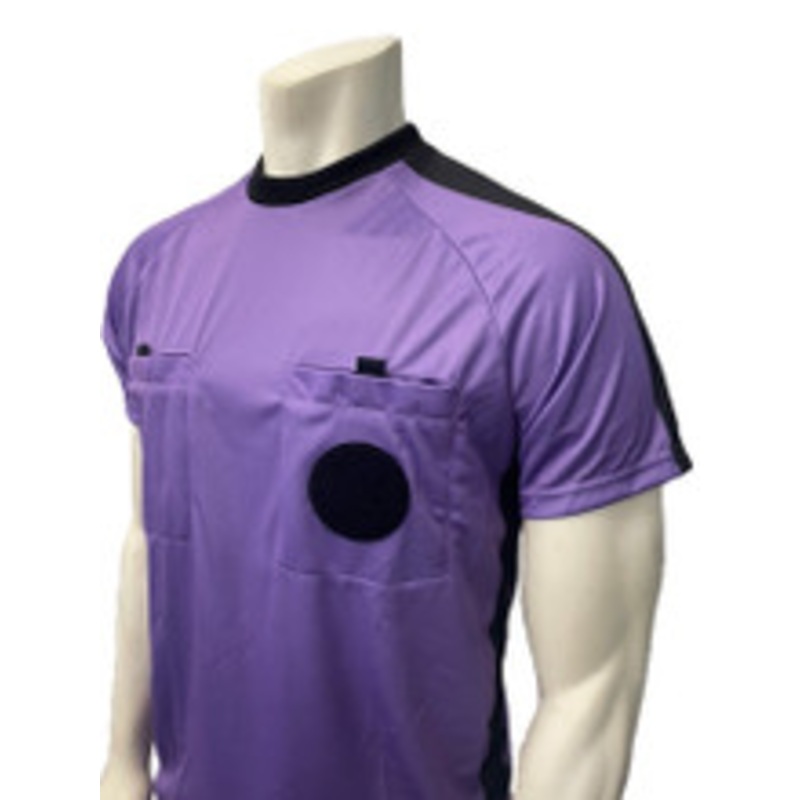 NCAA Men's Purple Short Sleeve Soccer Referee Shirt