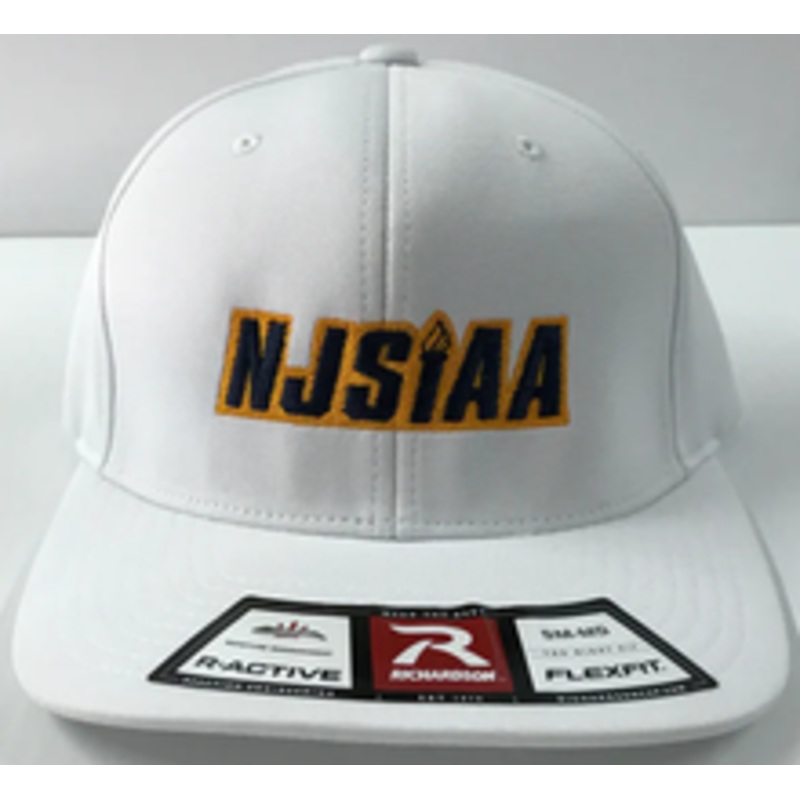 New Jersey NJSIAA Pulse Flex-fit White Football Referee Cap