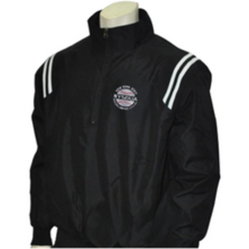 New York State NYSBUA Black Umpire Pullover with White Trim