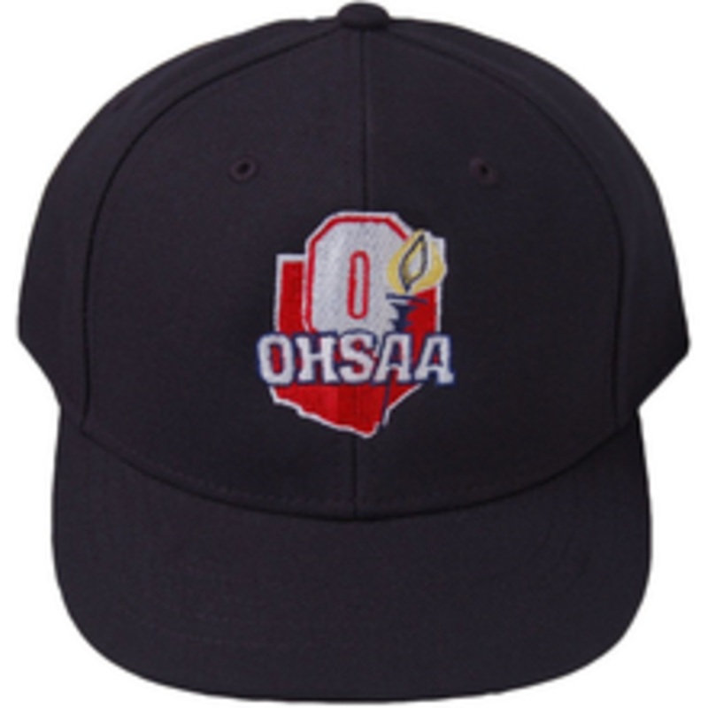 Ohio OHSAA Navy Flex Fit 4-stitch Polyester Umpire Plate Cap
