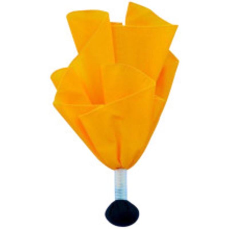Premium Long Toss Black Ball Referee Penalty Flag