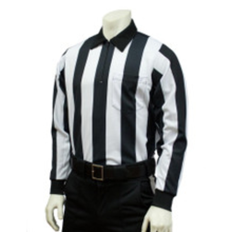 Smitty Official's Apparel 2 1/4 Long Sleeve Football Referee Shirt