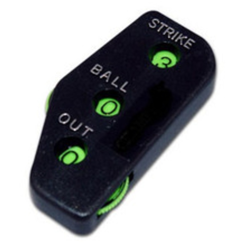 3-Dial 4/3 Plastic Umpire Indicator with Optic Yellow Dials