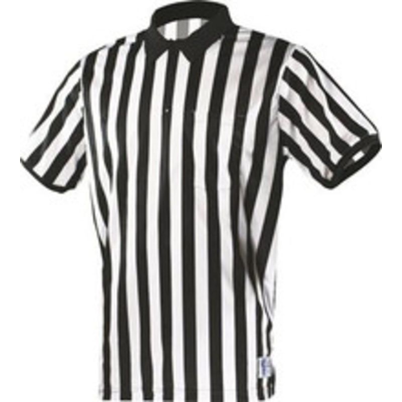 Cliff Keen Short Sleeve Ultra-Mesh 1 Stripe Football Referee Shirt