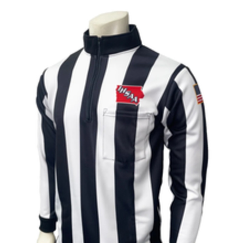 Iowa IHSAA 2 1/4 Foul Weather Long Sleeve Football Referee Shirt