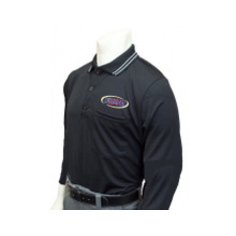 Kentucky KHSAA Black Dye Sublimated Long Sleeve Umpire Shirt