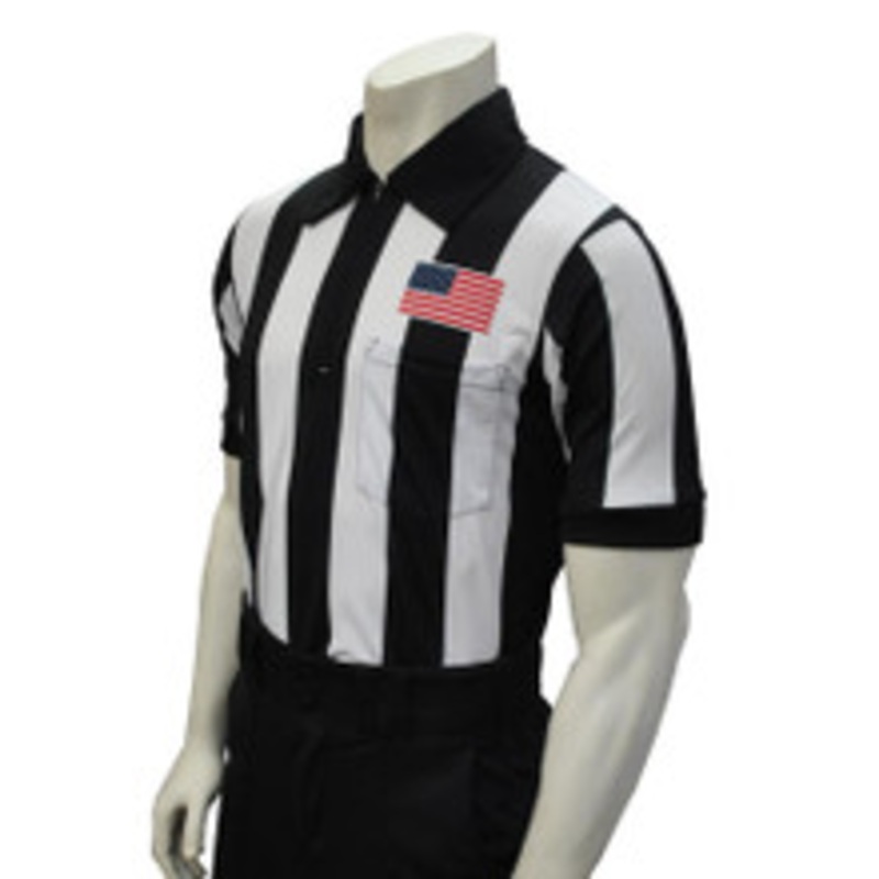 Smitty Official's Apparel 2 1/4 Stripe Short Sleeve Football Referee Shirt