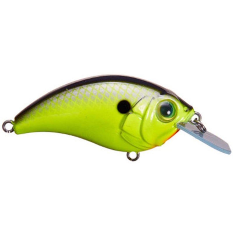 Bill Lewis SB-57 Squarebill Crankbait Lure - Chartreuse Shiner