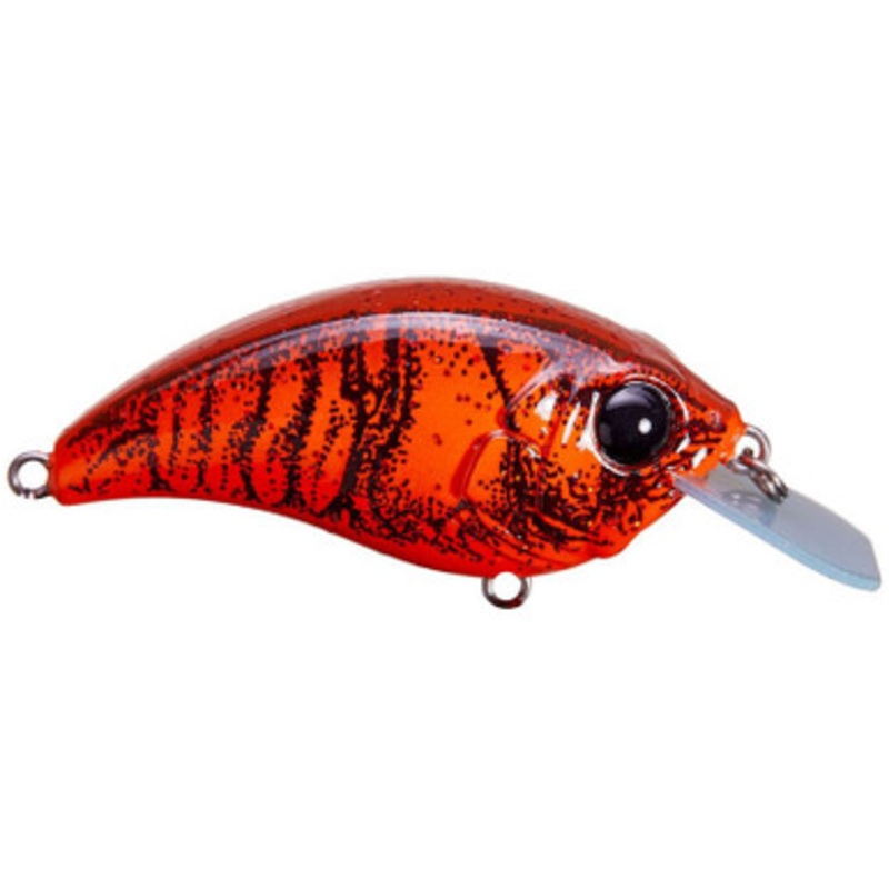 Bill Lewis SB-57 Squarebill Crankbait Lure - Red Glitter Craw
