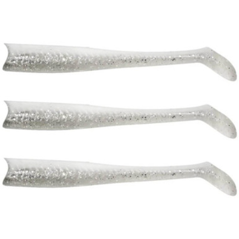 FishLab Mad Eel Replacement Tails - 7-1/2in - Real Pearl