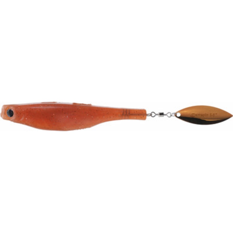Hyperlastic Dartspin Lure - 3.5 in. - New Penny Copper
