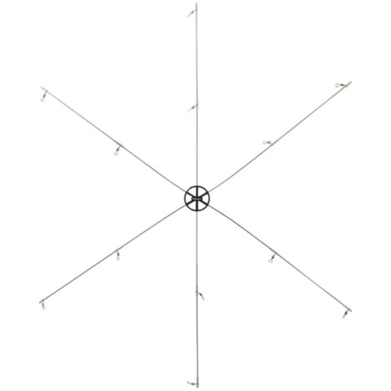 SquidNation 36in 6 Arm Rigged Straight Dredge Bar