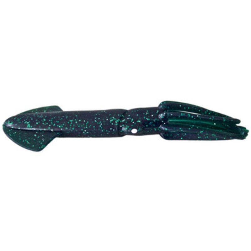 Squidnation Mauler Squid Lures 9in Dark Green