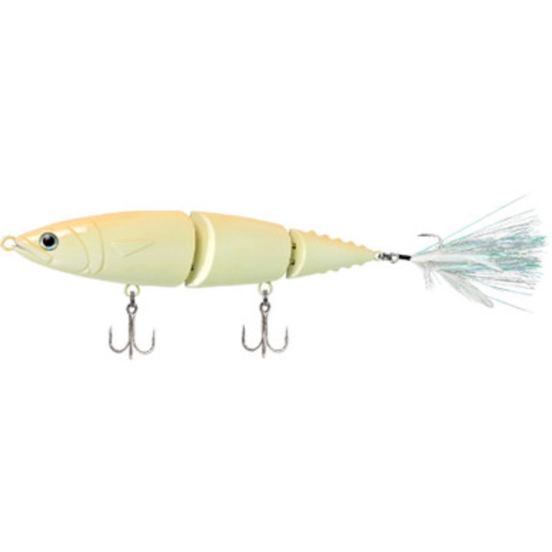 FishLab Mack Attack Hard Swimbait - 7in Fast Sinking - Bone Mackerel