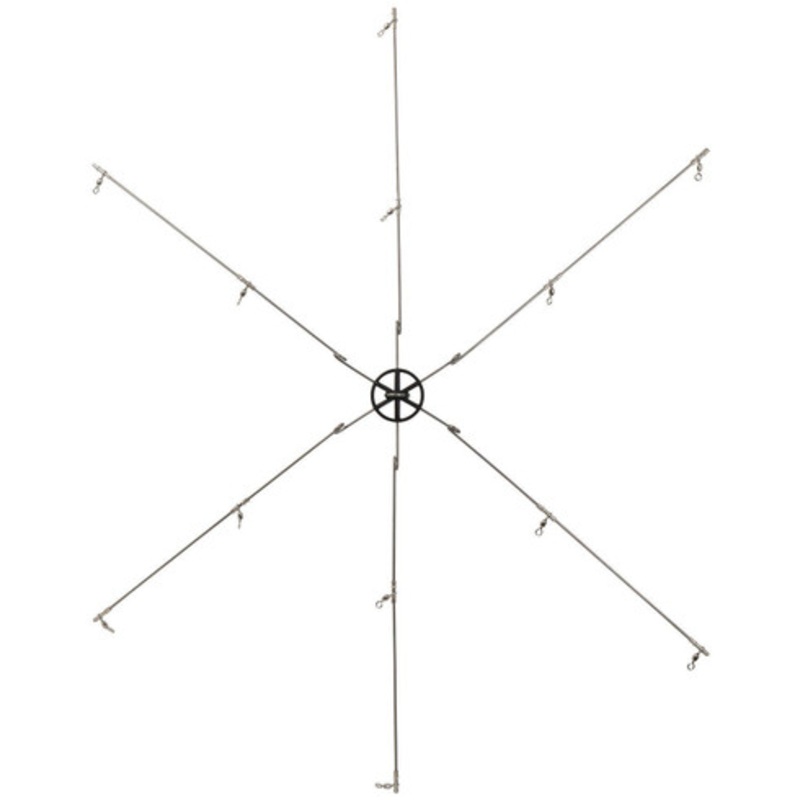 SquidNation 36in 6 Arm Rigged Tension Loop Dredge Bar