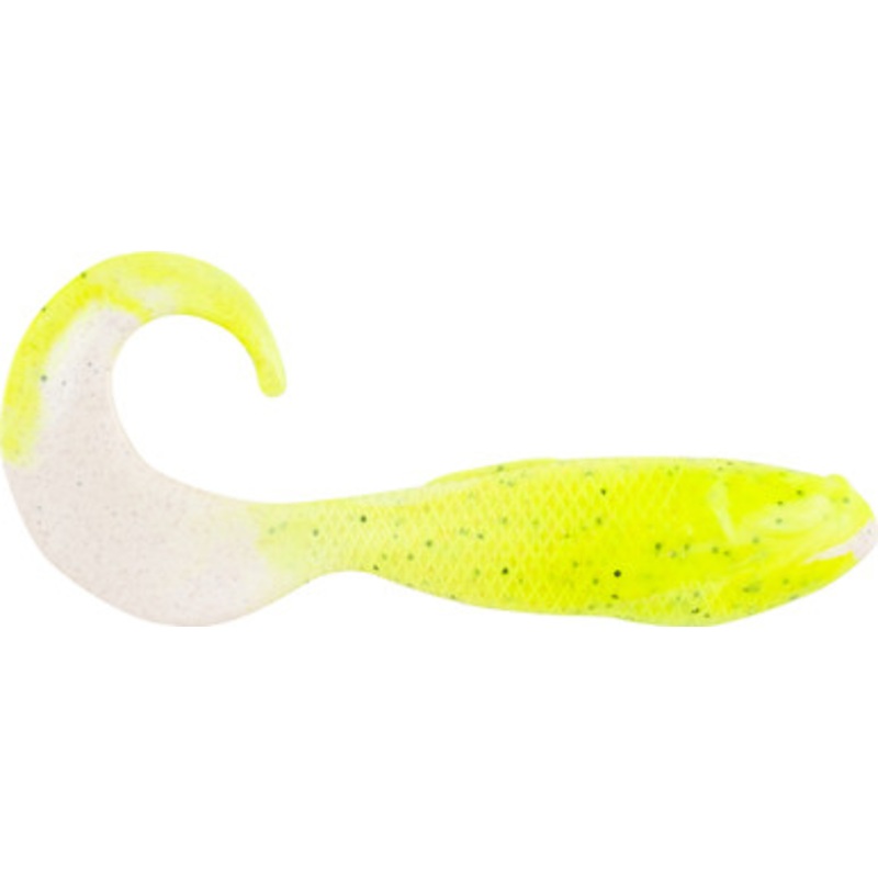Berkley Gulp! Saltwater Swimming Mullet - 4in - Chartreuse Pepper Neon