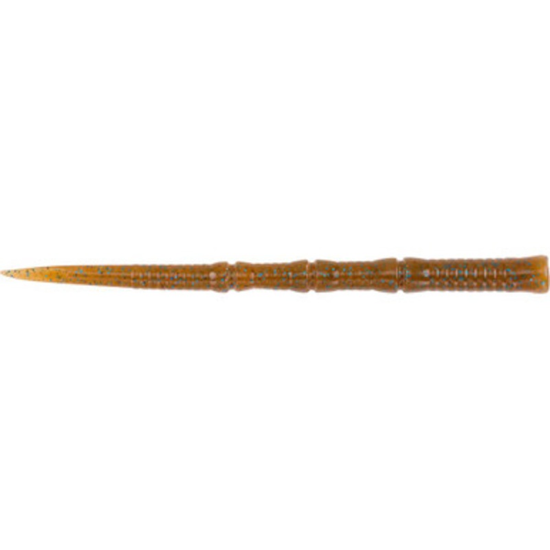 Berkley Powerbait Flute Worm - 6.7in - Cinnamon Brown Blue Fleck