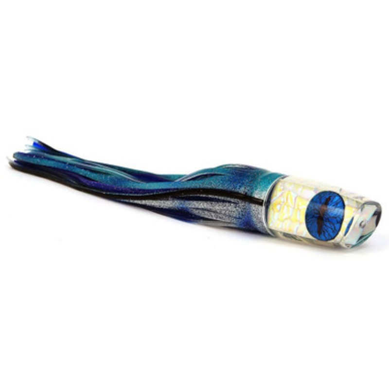 Big Tuna Teasers Titan 60 Slant Face Lure White/Blue