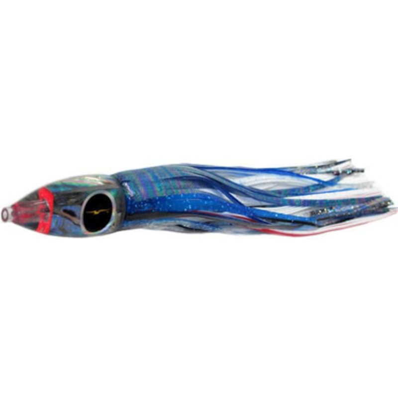 Black Bart Lures Medium Tackle Lures Wicked Blue Foil/White BL/WH
