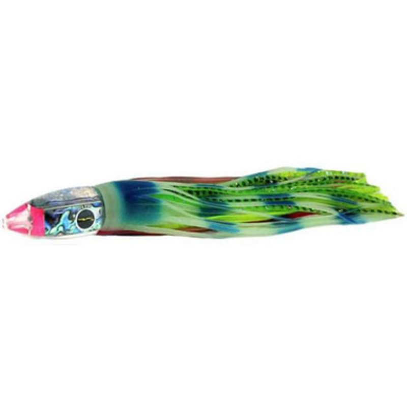 Black Bart Lures Light Tackle Lures Tuna XXX Glow/Green Chartreuse Dot GLO/GCD