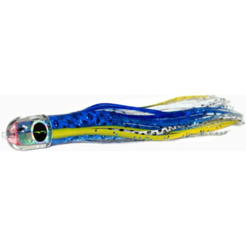 Black Bart Ika Micro Bait Blue Yellow/White Dot