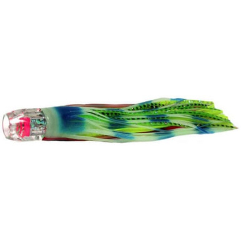 Black Bart Lures Light Tackle Lures Hex Jet Glow/Green Chartreuse Dot GLO/GCD
